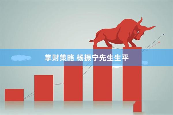 掌财策略 杨振宁先生生平